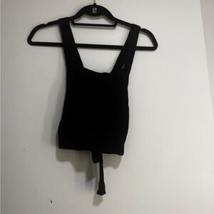 Wilfred Black Crop Top